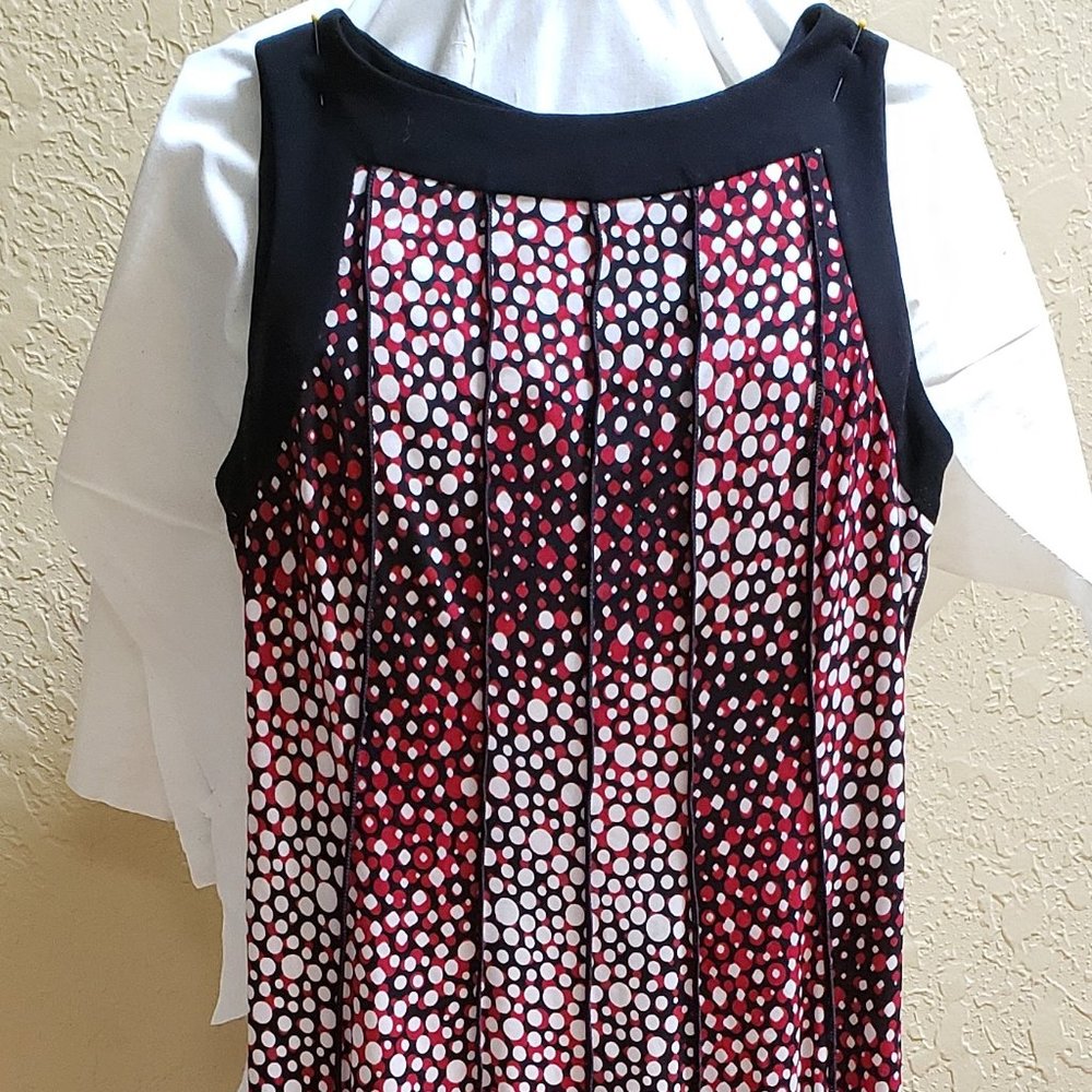 Perceptions NY,  Black, red, white long dress Size M